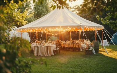 Guide complet des tentes de reception : du chapiteau a la pagode