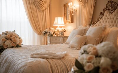 Rideaux occultants, tapis moelleux et coussins décoratifs : quels éléments indispensables pour la chambre nuptiale ?